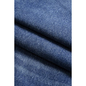 Women’s Loose Fit Blue Denim Jeans with Rivet Detail